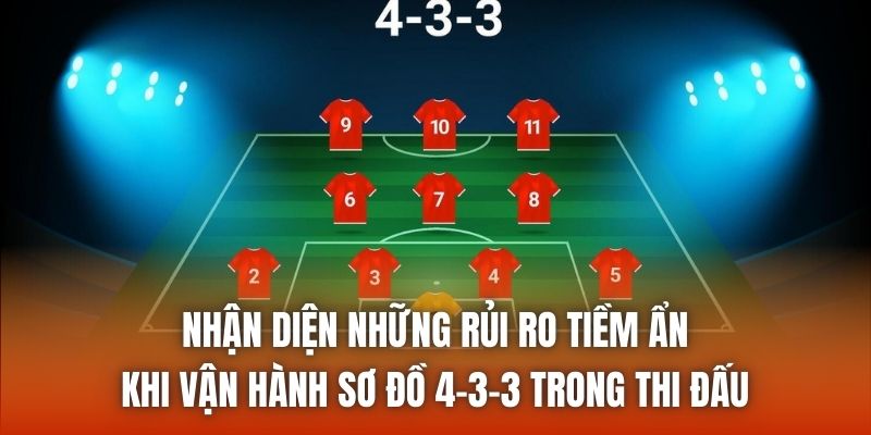 Nhận diện những rủi ro tiềm ẩn khi vận hành sơ đồ 4-3-3 trong thi đấu