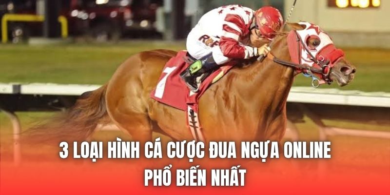 3 loại hình cá cược đua ngựa online phổ biến nhất